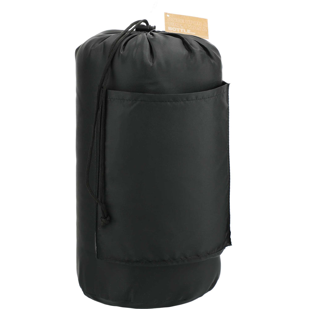 Wave Insulated Outdoor Blanket in Recycled Polyester, 50 x 60 Inches Transfer - Black - Right Angle 2