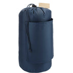 Wave Insulated Outdoor Blanket in Recycled Polyester, 50 x 60 Inches Transfer - Navy - Right Angle 2