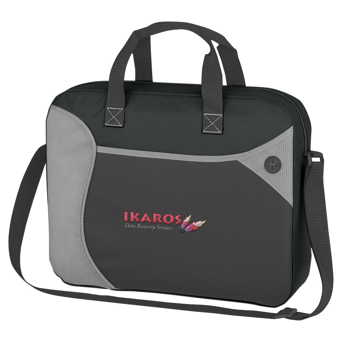Wave Non-Woven Briefcase and Messenger Bag - Embroidery