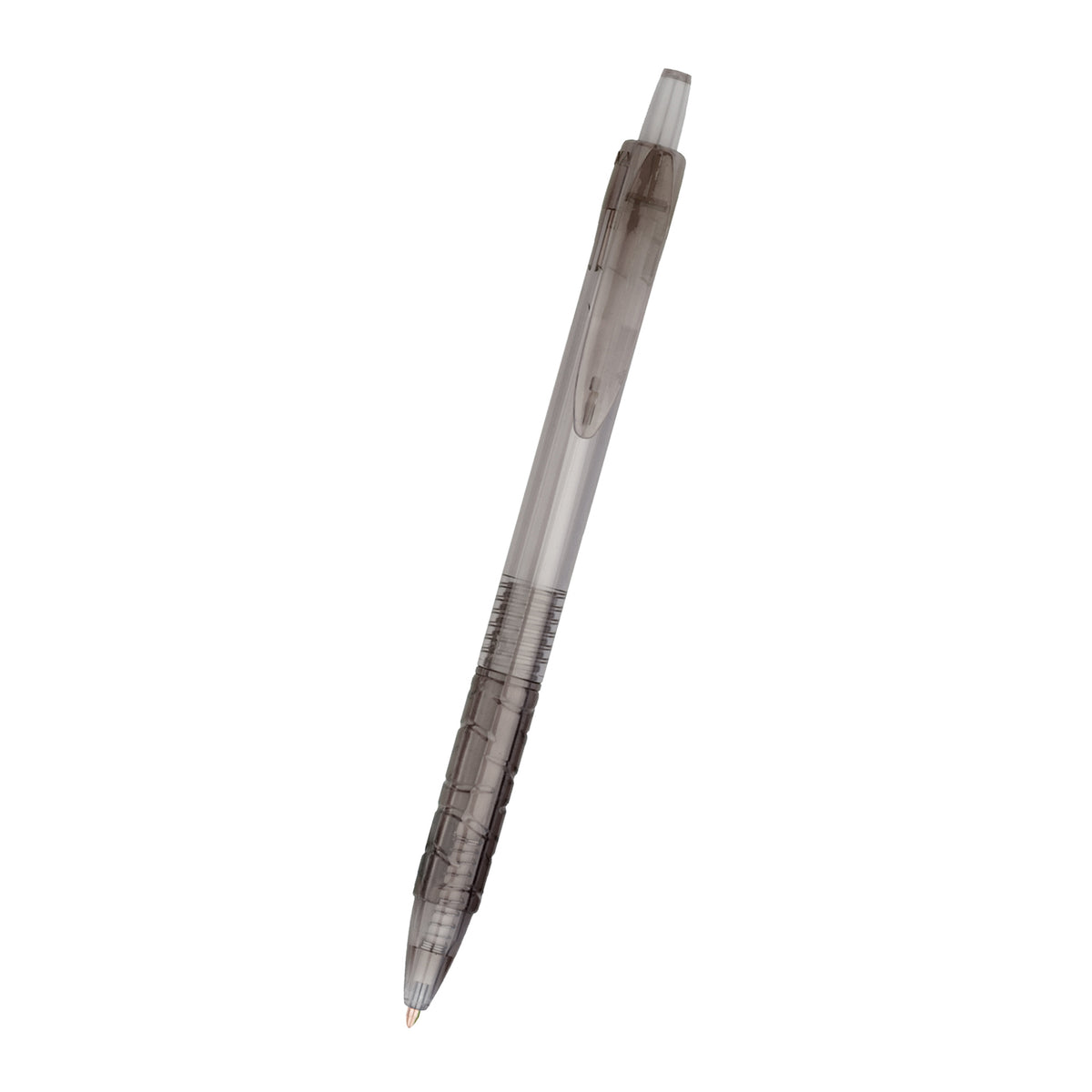 Wave Pen with Your Logo - Gray - Front