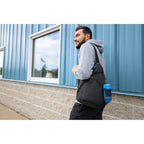 Wave Sling Pack with Two Zip Compartments Embroidery - Black - View 4