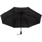 Weather Station Auto Open and Close Umbrella, 42 Inch - Black - Canopy