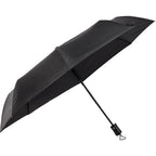 Weather Station Auto Open and Close Umbrella, 42 Inch - Black - Right Angle 2