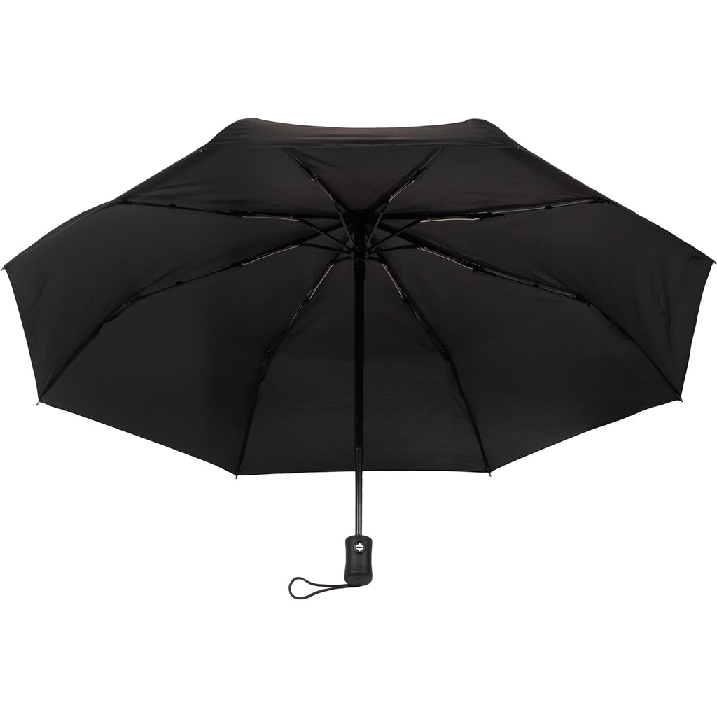 Weather Station Auto Open and Close Umbrella, 42 Inch Transfer - Black - Canopy