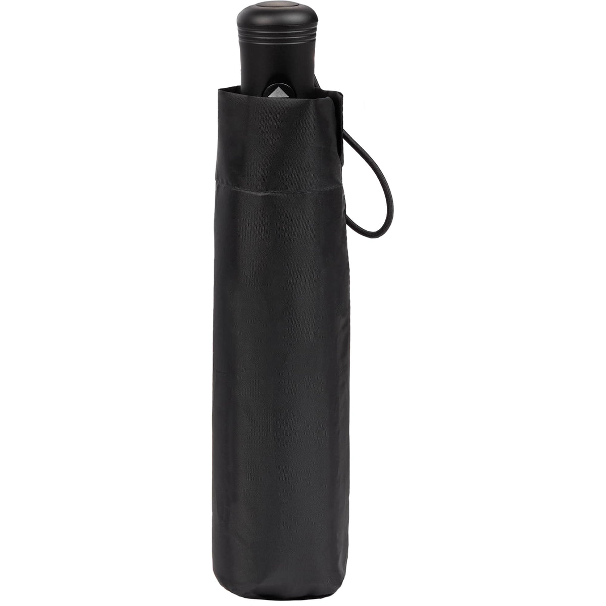 Weather Station Auto Open and Close Umbrella, 42 Inch Transfer - Black - Closed Sleeve