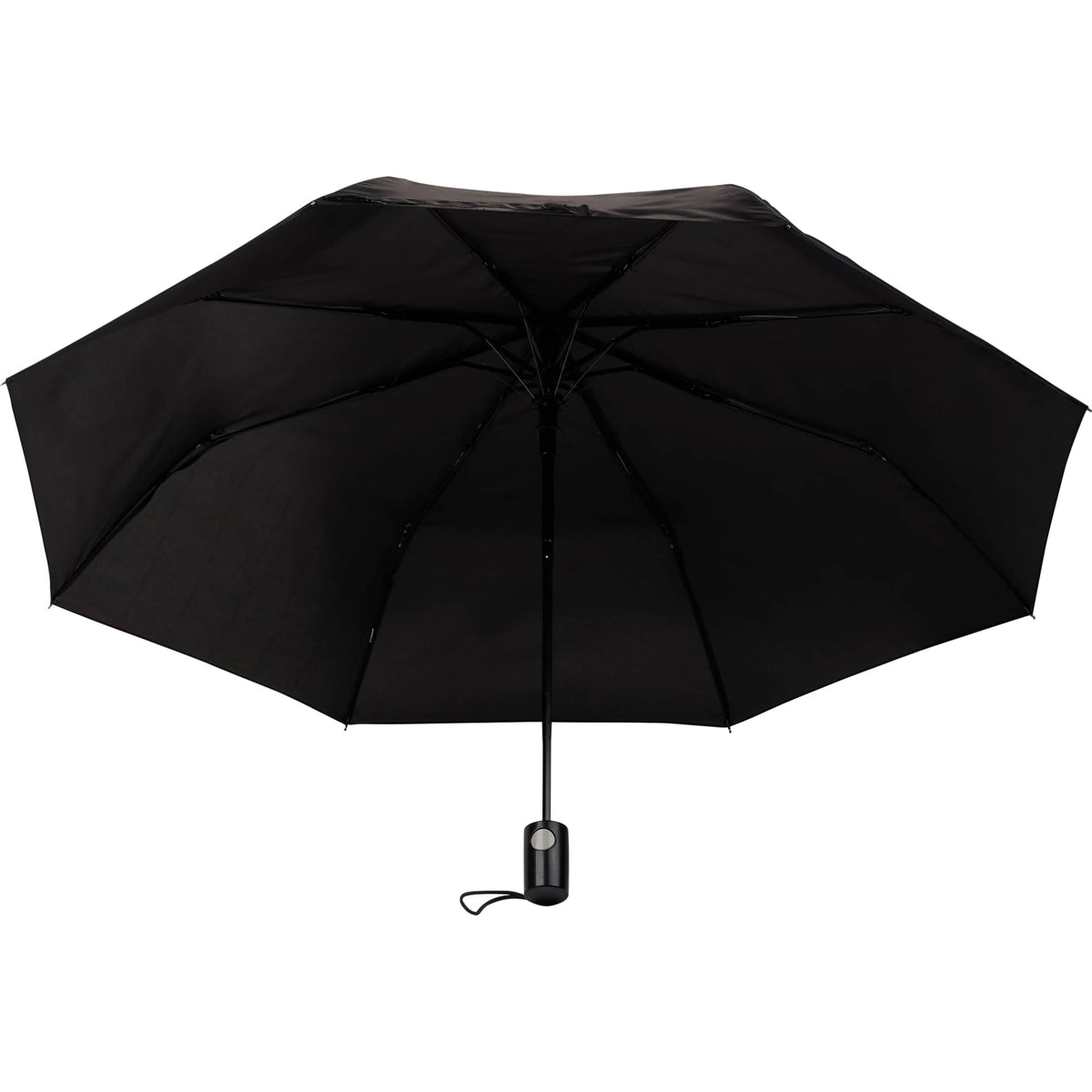 Weather Station Super Mini Auto Umbrella, 42 Inch - Black - Canopy