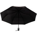Weather Station Super Mini Auto Umbrella, 42 Inch Transfer - Black - Canopy