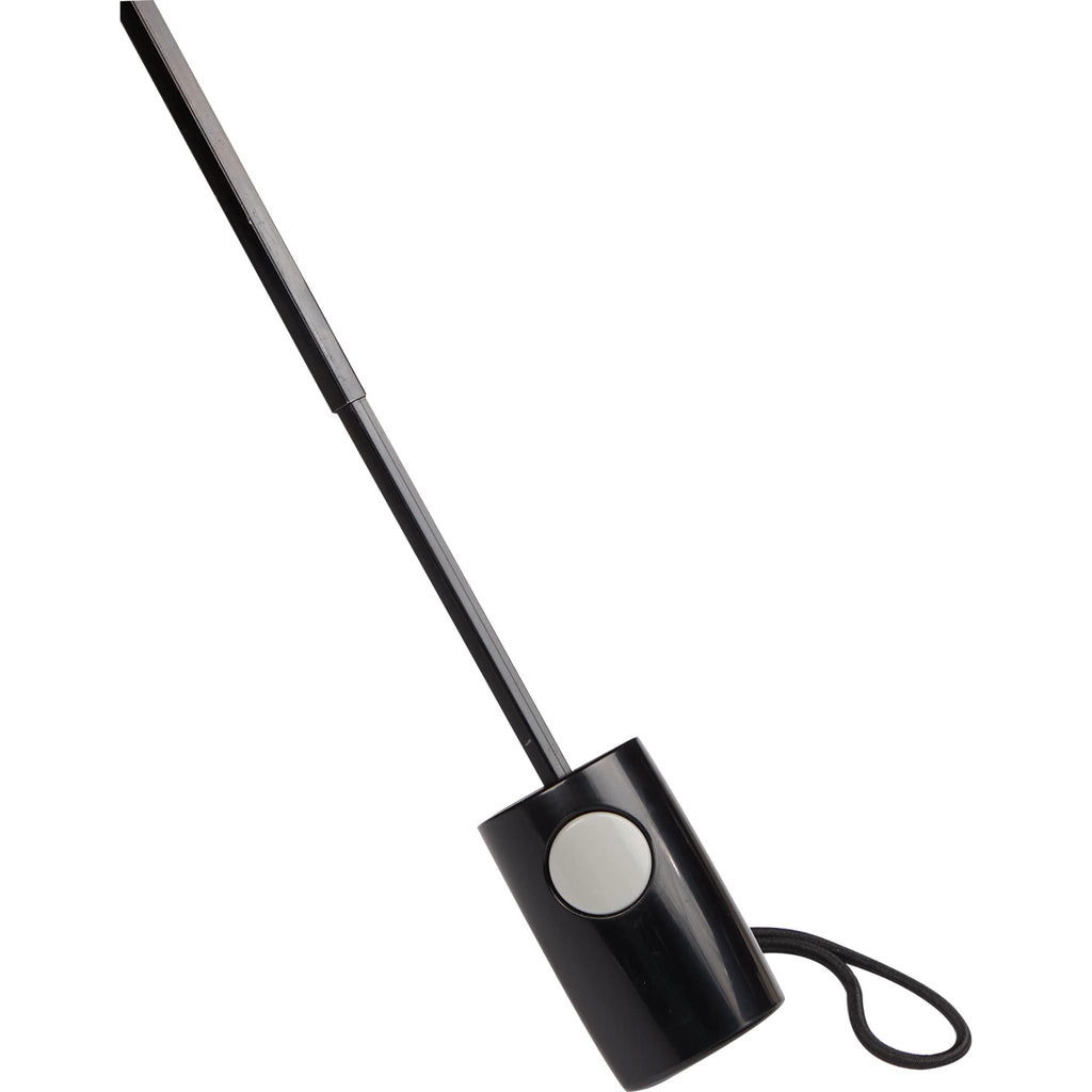 Weather Station Super Mini Auto Umbrella, 42 Inch Transfer - Black - Handle