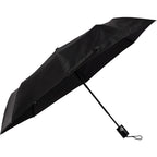 Weather Station Super Mini Auto Umbrella, 42 Inch Transfer - Black - Right Angle 2