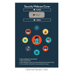 Webcam Privacy Cover on a Backer Card - Security Webcam Cover With Backer Card