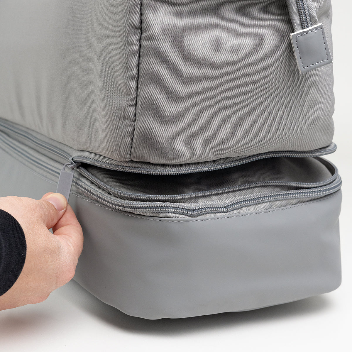 Weekender Convertible Laptop Bag with Removable Drop Bottom - Bottom