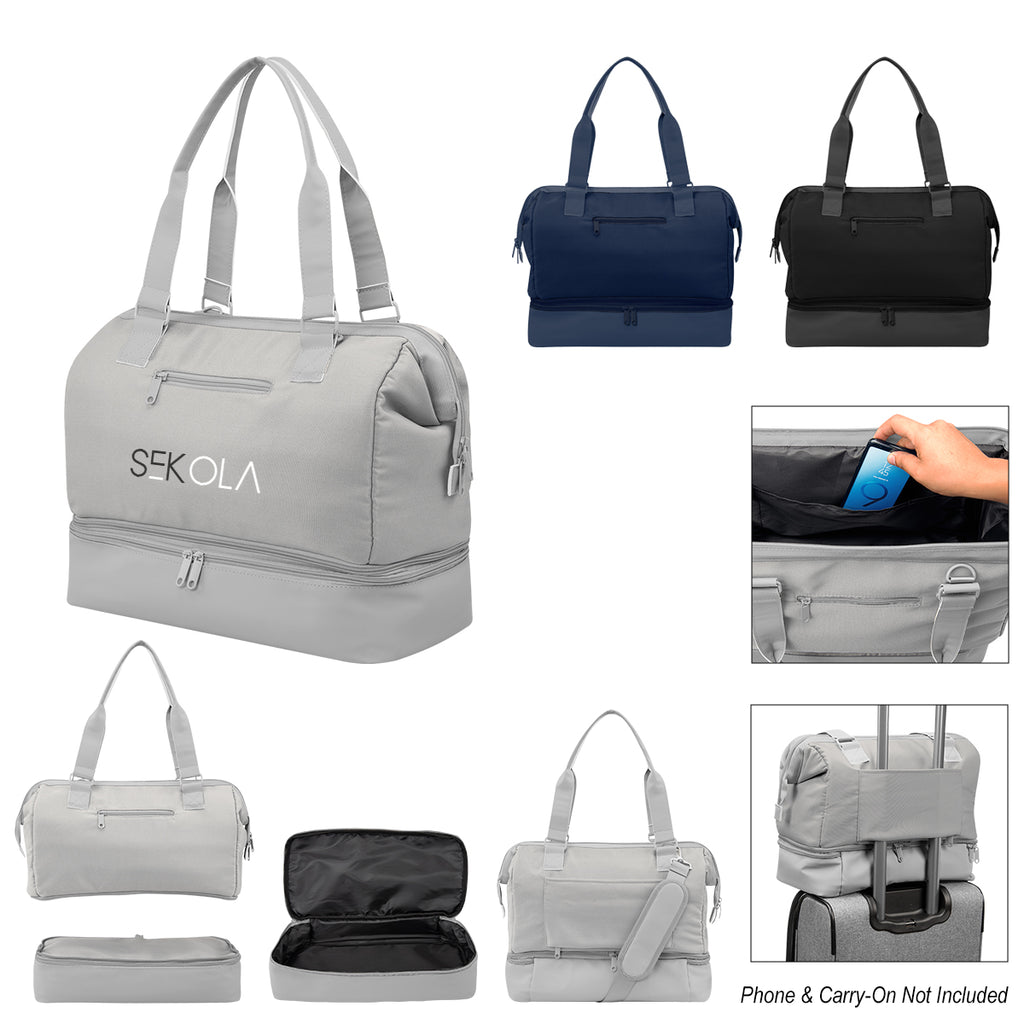 Weekender Convertible Laptop Bag with Removable Drop Bottom
