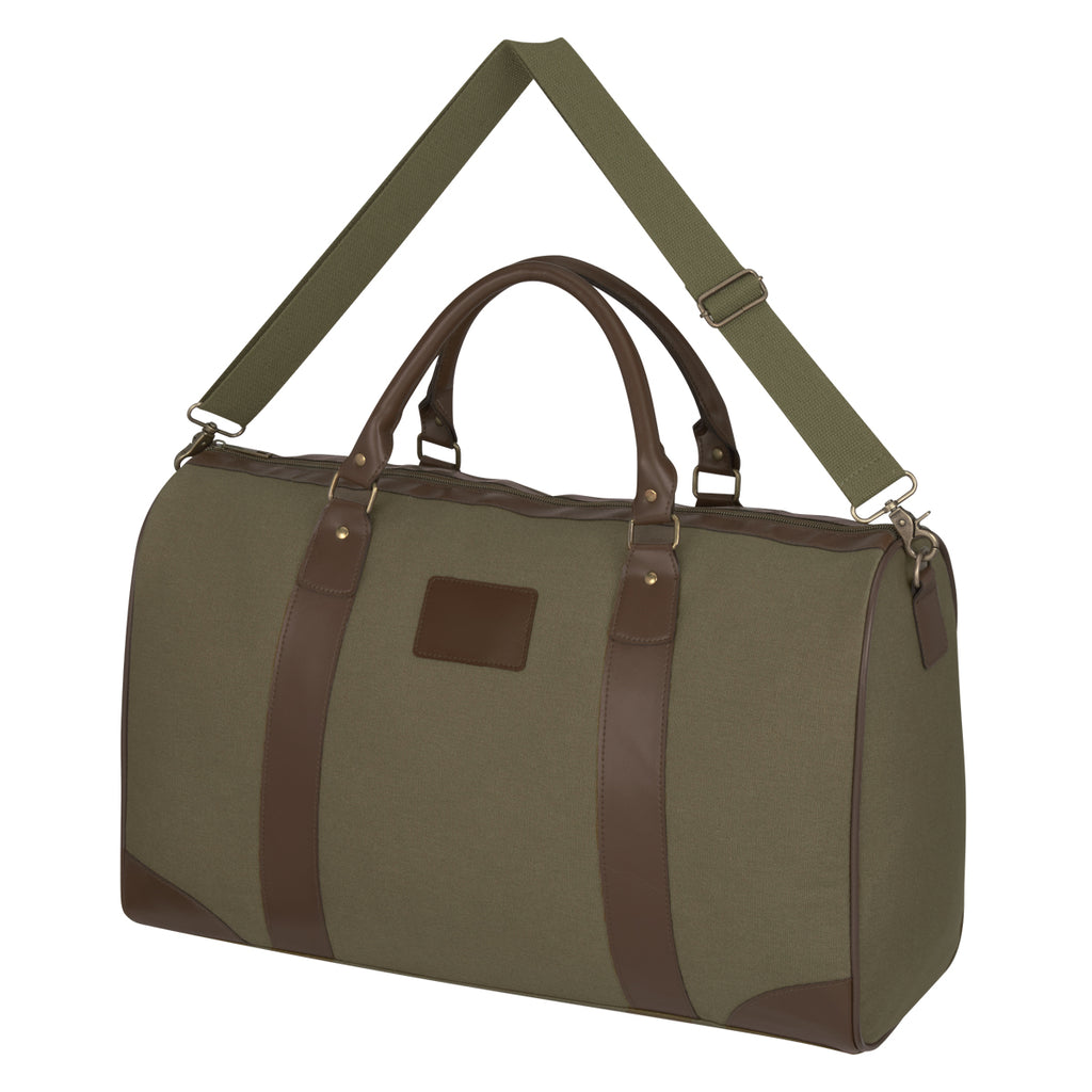 Weekender Duffel Bag, Safari Debossing - Angle_Blank