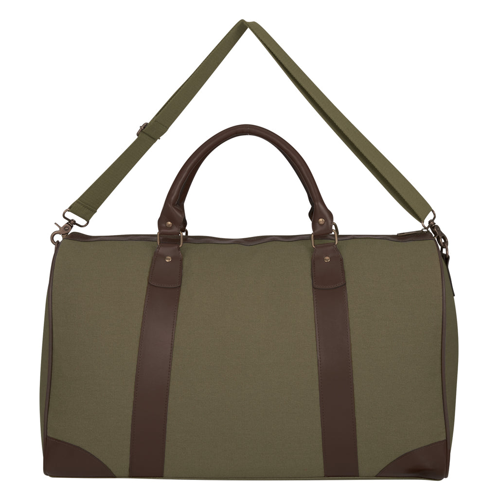 Weekender Duffel Bag, Safari Debossing - Back