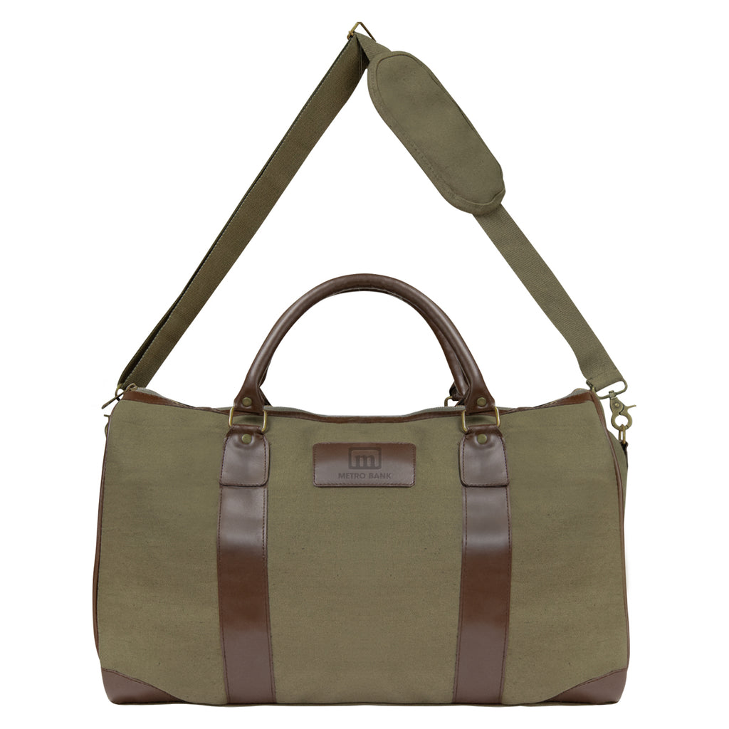 Weekender Duffel Bag, Safari Embroidery - Debossing