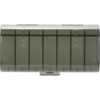 Weekly AM and PM Pill Organizer with Removable Days - Black - Back