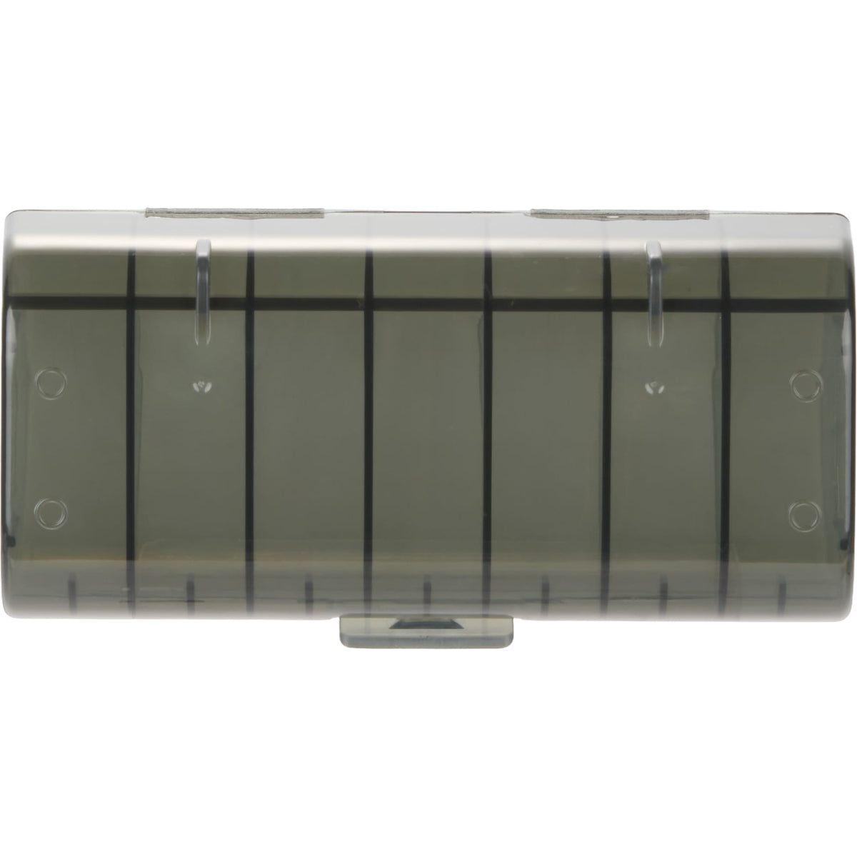 Weekly AM and PM Pill Organizer with Removable Days - Black - Back