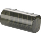 Weekly AM and PM Pill Organizer with Removable Days - Black - Left Angle