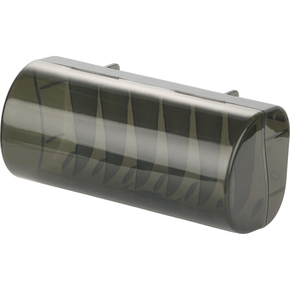 Weekly AM and PM Pill Organizer with Removable Days - Black - Left Angle