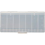 Weekly AM and PM Pill Organizer with Removable Days - Clear - Back