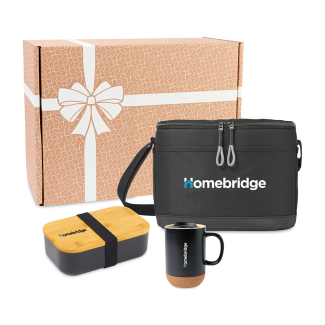 Welcome to the Team Gift Set with Lunch Cooler, Bento Box and Mug Embroidery