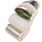 Wellable 3-in-1 Face and Body Roller Set with Bamboo Handle Laser Engraving - Natural - Detail