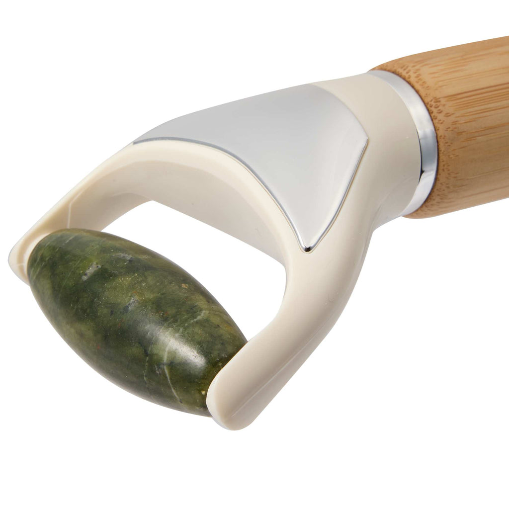 Wellable 3-in-1 Face and Body Roller Set with Bamboo Handle - Natural - Detail 2
