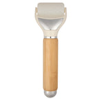 Wellable 3-in-1 Face and Body Roller Set with Bamboo Handle - Natural - Front 3