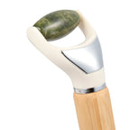 Wellable 3-in-1 Face and Body Roller Set with Bamboo Handle - Natural - Right Angle Detail