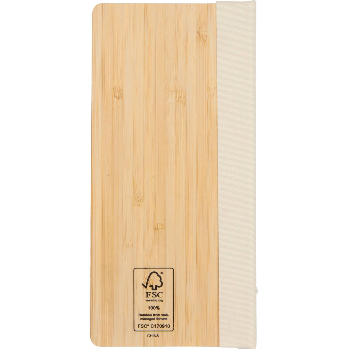 Wellable Bamboo Sticky Note Pad with Habit Tracker Full Color - Natural - Back