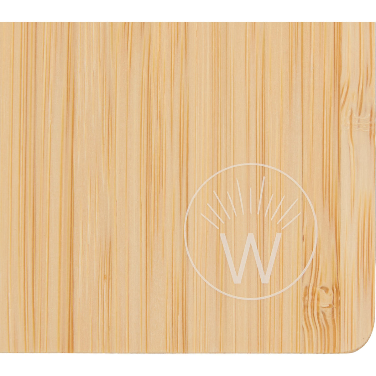 Wellable Bamboo Sticky Note Pad with Habit Tracker Laser Engraving - Natural - Detail