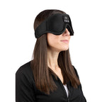 Wellable Bluetooth Sleep Mask with Speakers Transfer - Black - Front On Model
