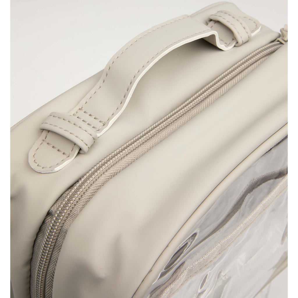 Wellable Clear Toiletry Case with Grab Handle Transfer - Gray - Detail 3