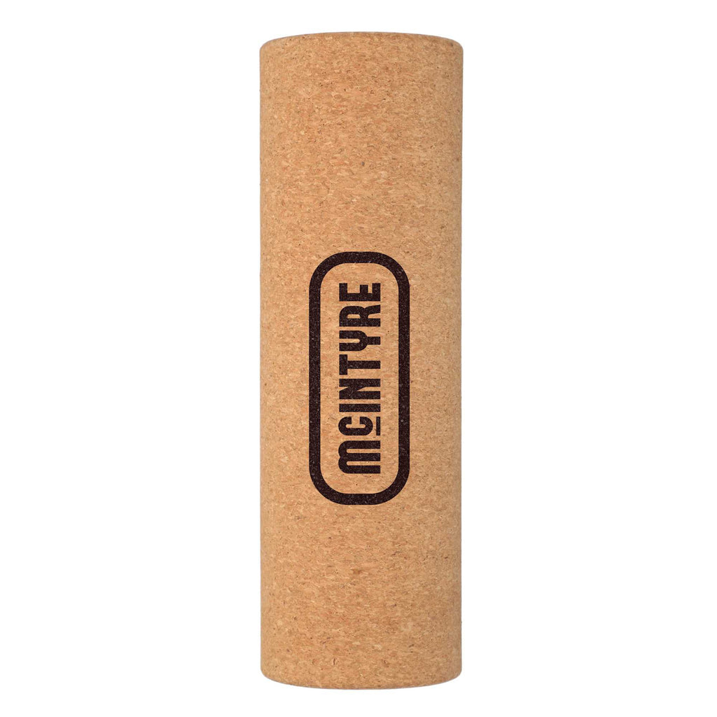 Wellable Cork Massage Roller Laser Engraving - Natural - Front 2