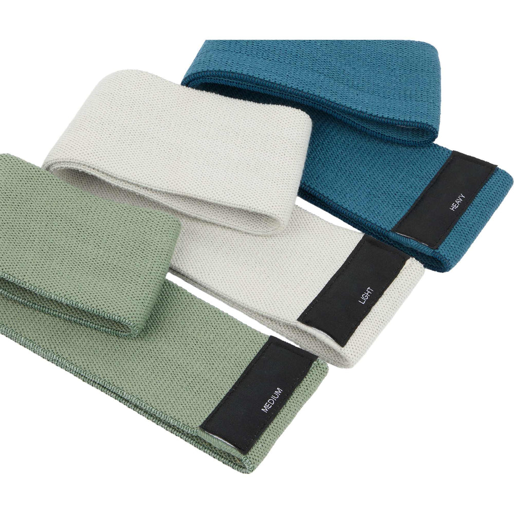 Wellable Fabric Resistance Band Set, 3 Pieces - Black - Detail 4