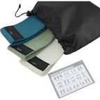 Wellable Fabric Resistance Band Set, 3 Pieces Transfer - Black - Detail