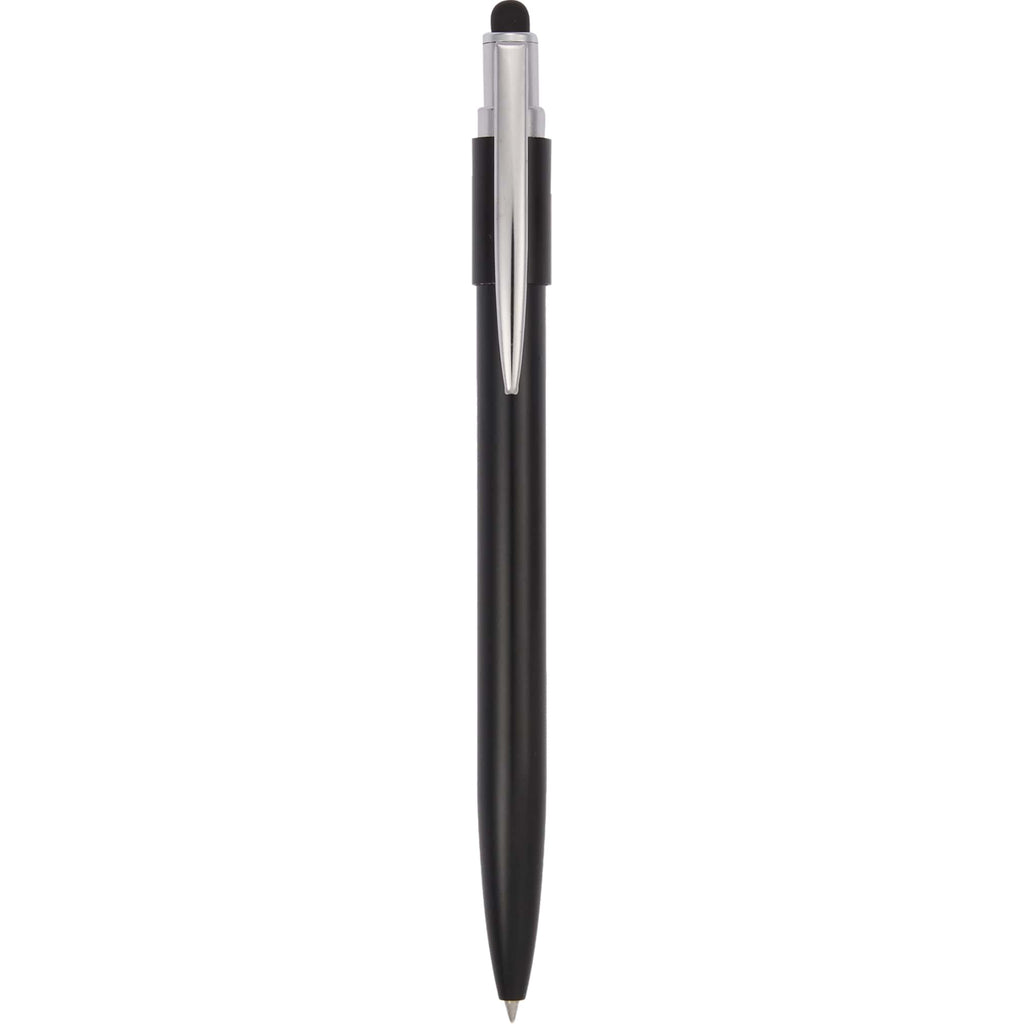 Wellable Fidget Stylus Pen in Recycled Aluminum - Black - Clip