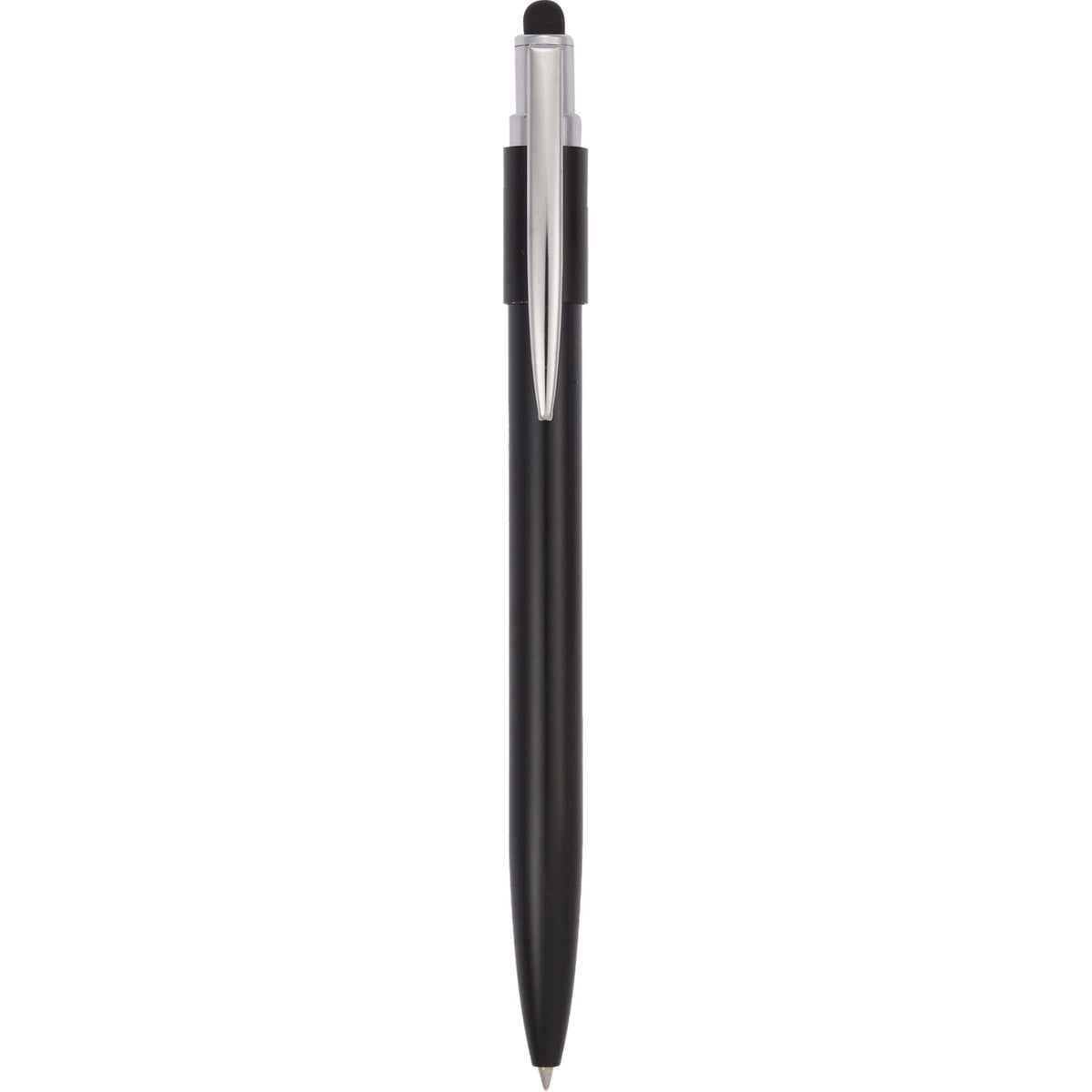 Wellable Fidget Stylus Pen in Recycled Aluminum - Black - Clip