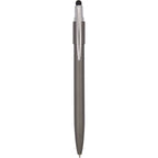 Wellable Fidget Stylus Pen in Recycled Aluminum - Gray - Clip