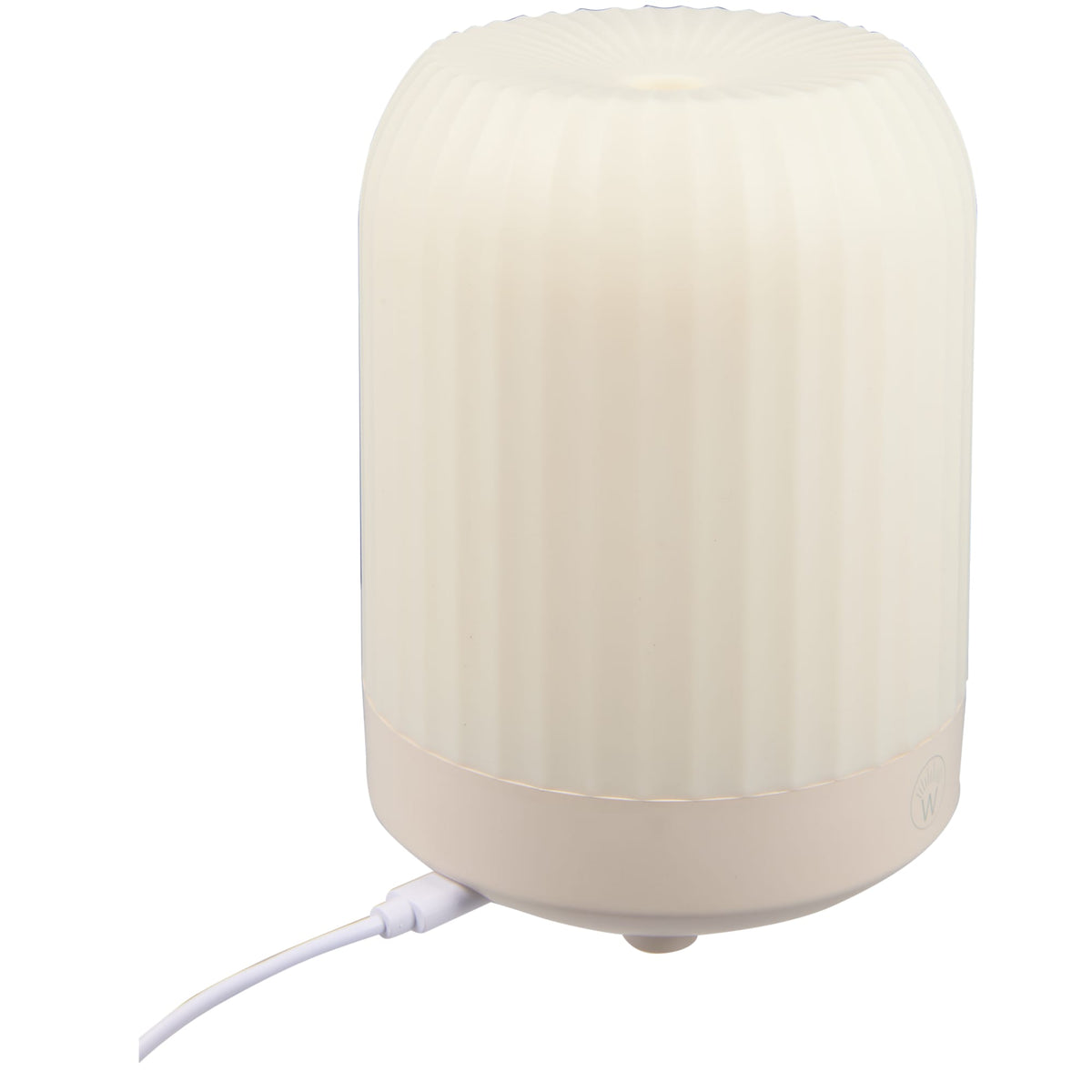 Wellable Humidifier with Ambient Light - Cream - Back