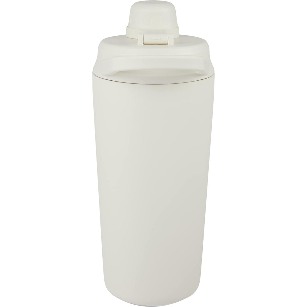 Wellable Insulated Shaker Bottle, 20 oz - Cream - Back