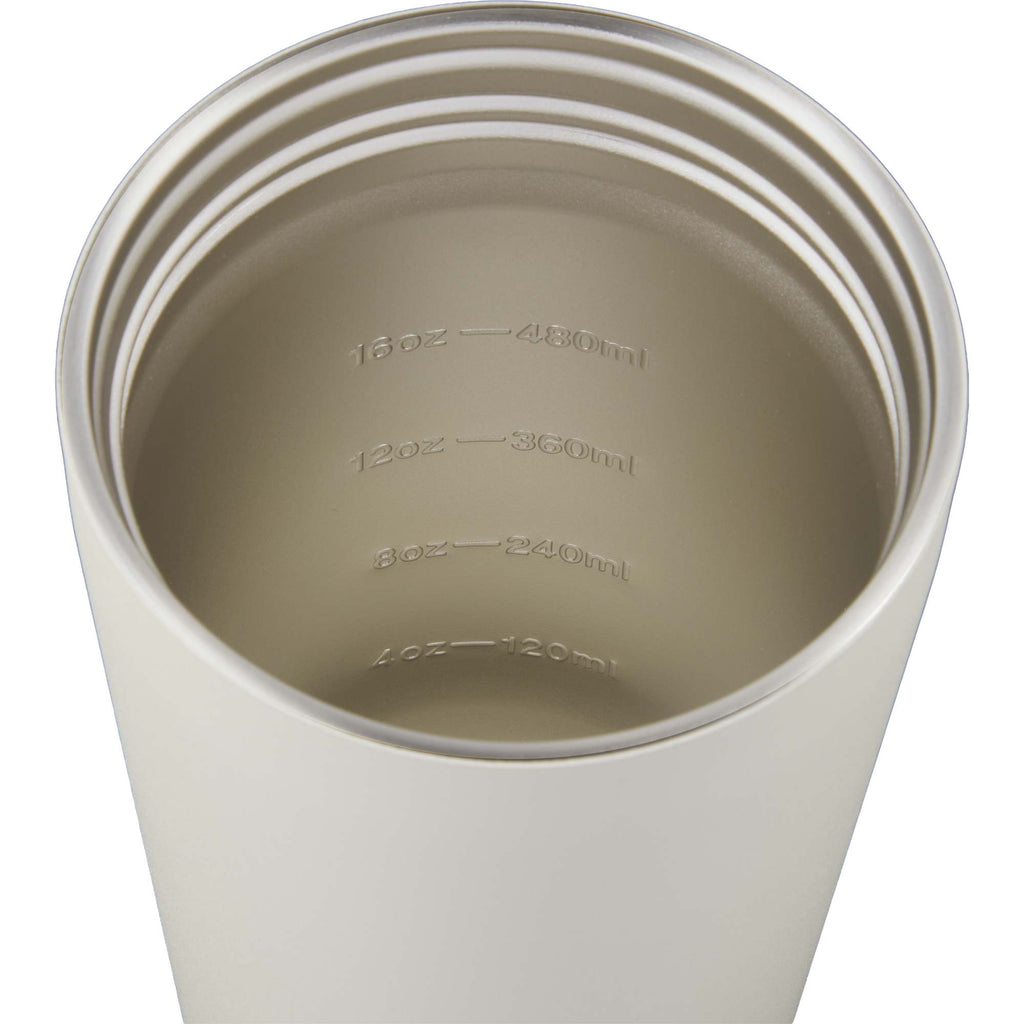 Wellable Insulated Shaker Bottle, 20 oz - Cream - Detail 2