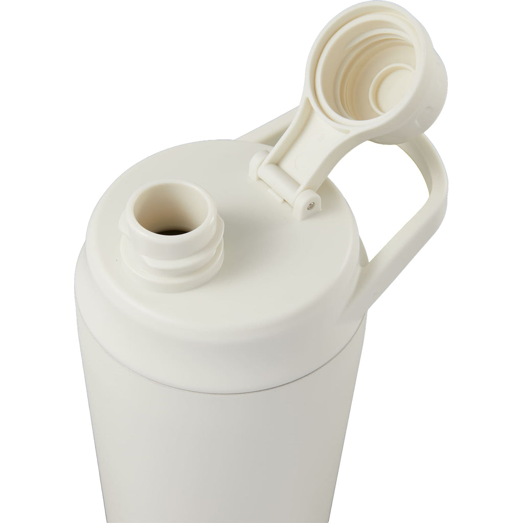 Wellable Insulated Shaker Bottle, 20 oz Laser Engraving - Cream - Detail 4