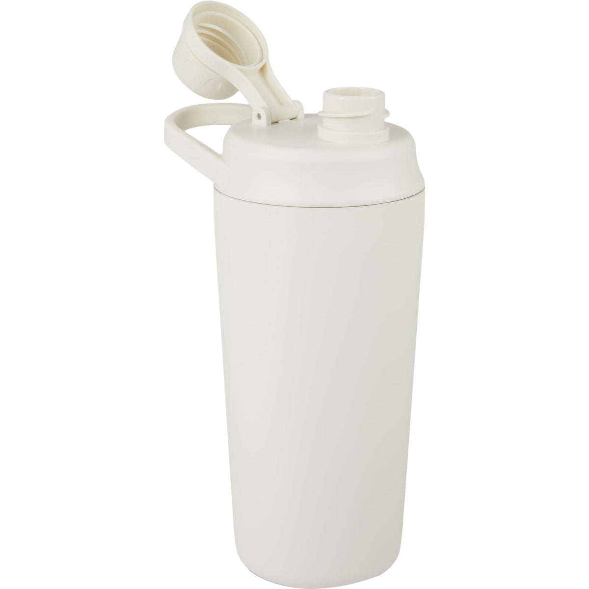 Wellable Insulated Shaker Bottle, 20 oz Laser Engraving - Cream - Right Angle