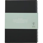 Wellable Plan Well Undated Planner, 7 x 10 Inches Debossing - Black - Back