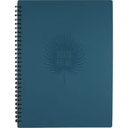 Wellable Plan Well Undated Planner, 7 x 10 Inches Debossing - Navy - Front