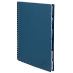 Wellable Plan Well Undated Planner, 7 x 10 Inches Debossing - Navy - Left Angle