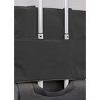 Wellable Recycled Sport Tote with Yoga Mat Storage Embroidery - Black - Trolley