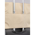 Wellable Recycled Sport Tote with Yoga Mat Storage Embroidery - Cream - Trolley