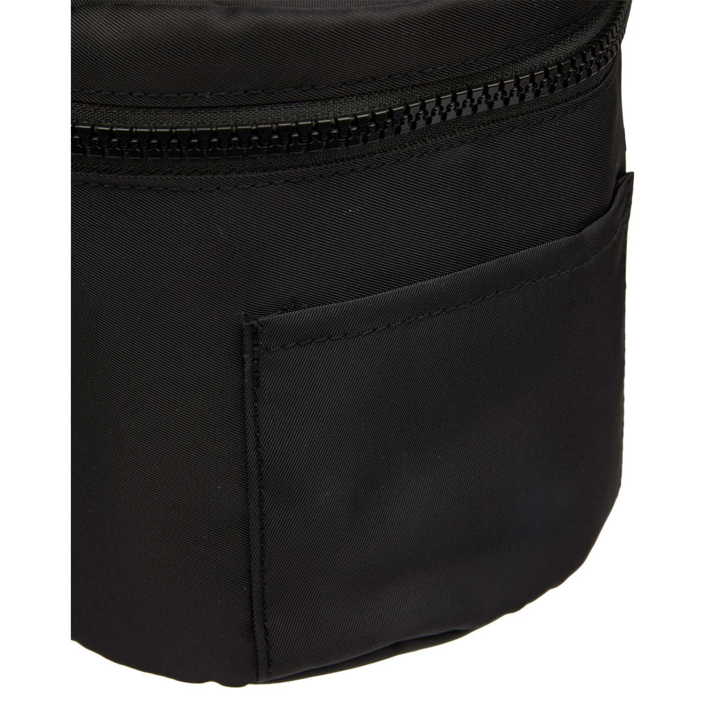 Wellable Round Travel Case in Recycled Polyester Transfer - Black - Detail 5